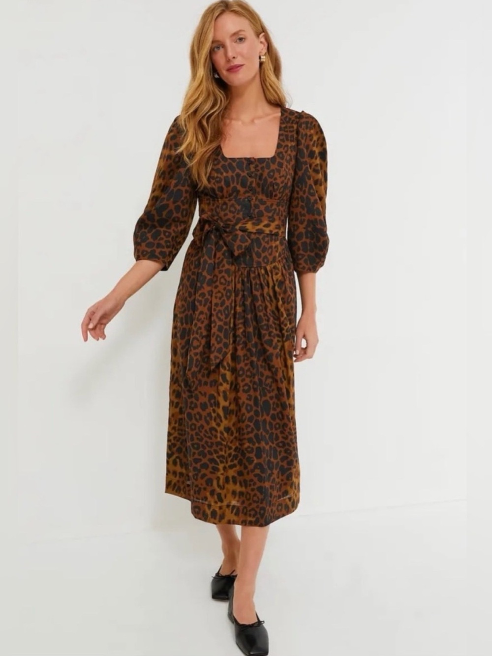 Tuckernuck - Leopard Print Graciela Dress, Size 4 - Picture 2 of 8